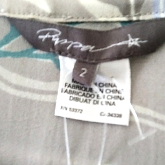 Pippa Silk Grey Floral Blouse - Picture 7 of 8